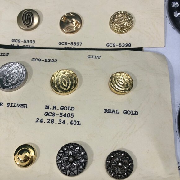 BUTTON COLLECTION ~ Vintage Salesman's Button Samples ~ Capitol, Sterling - Picture 6 of 11